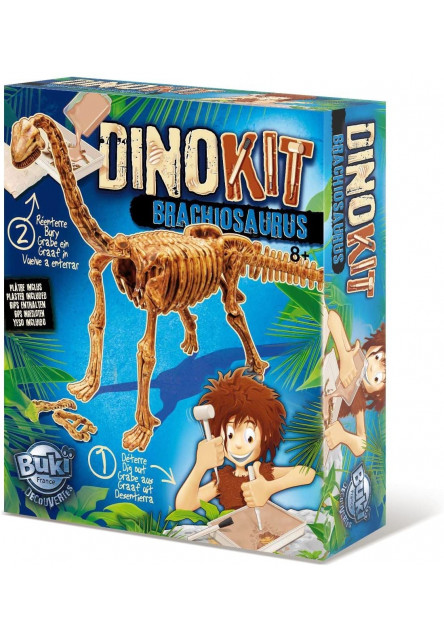DinoKIT ásatás és a Brachiosaurus csontváza