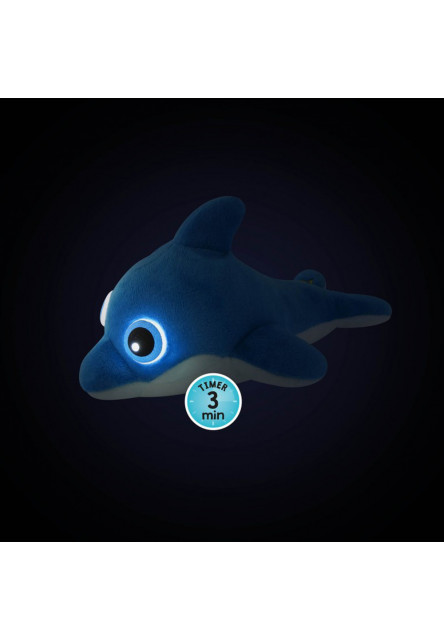Plüss világító alvófény Delfin