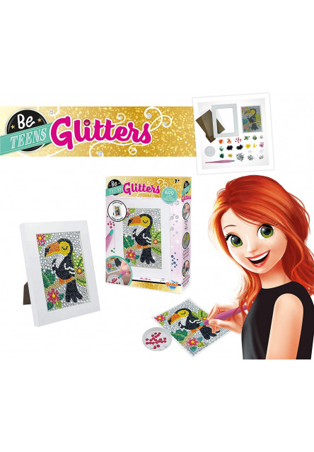 BeTeens GLITTERS papagáj