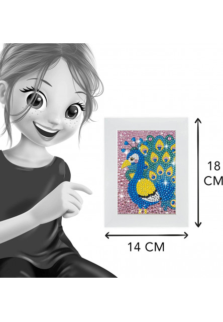 BeTeens GLITTERS páva