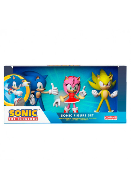 Sonic the Hedgehog figurák - 3 darabos készlet - Sonic the Hedgehog Aurora