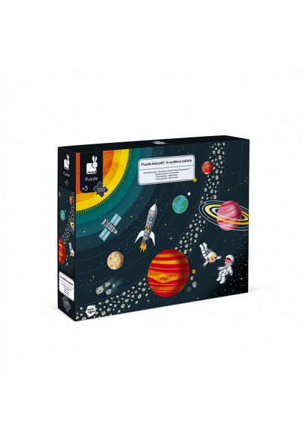 Oktató puzzle 100 darabos A Naprendszer