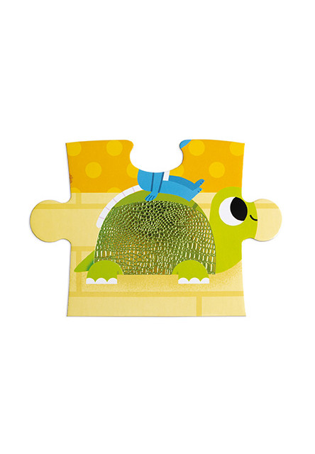 Tapintós puzzle – háziállatok – 20 darabos