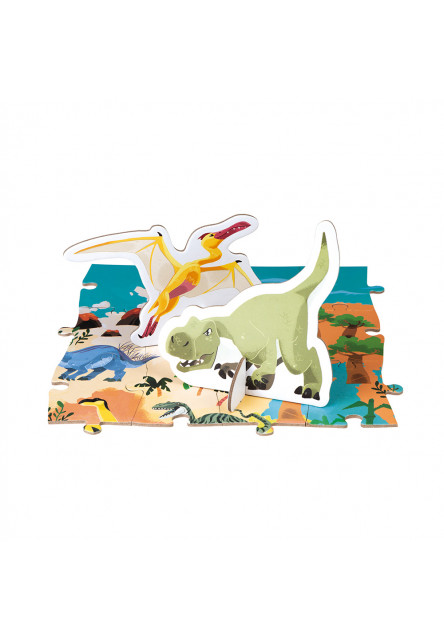 Oktató puzzle Dinoszauruszok 200 db 