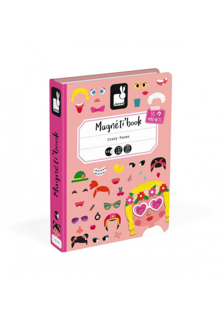 Magnetibook Vicces arcok, lányoknak 