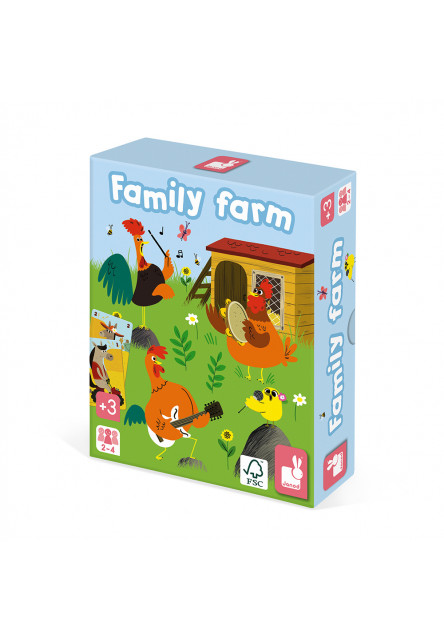 Happy Families Farm család memóriajáték Janod