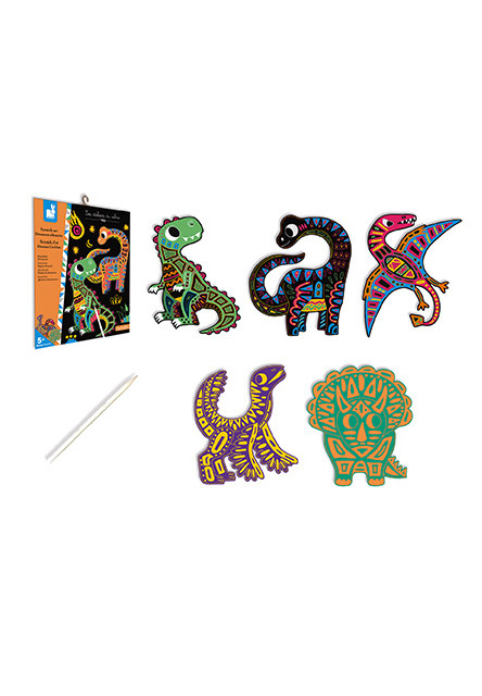 Kivágható képkarcoló dinoszaurusz