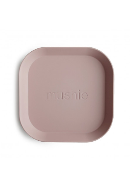 Mushi Szögletes tányer 2 drb-os, Blush