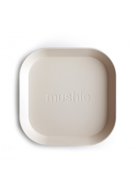 Mushi Szögletes tányer 2 drb-os, Blush
