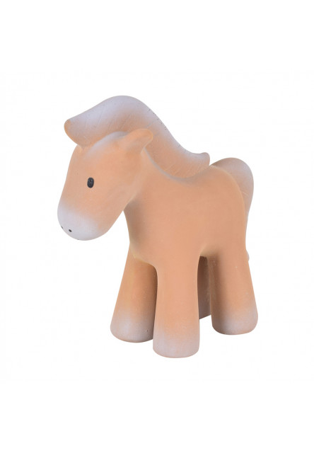 Tikiri Farm - természetes gumiból készült csörgő és rágóka, Lovacska