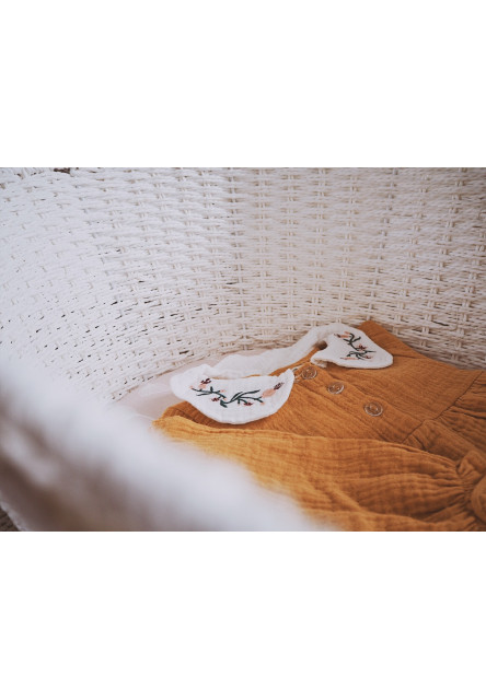 fonott mózeskosár matraccal – Paper Dream White