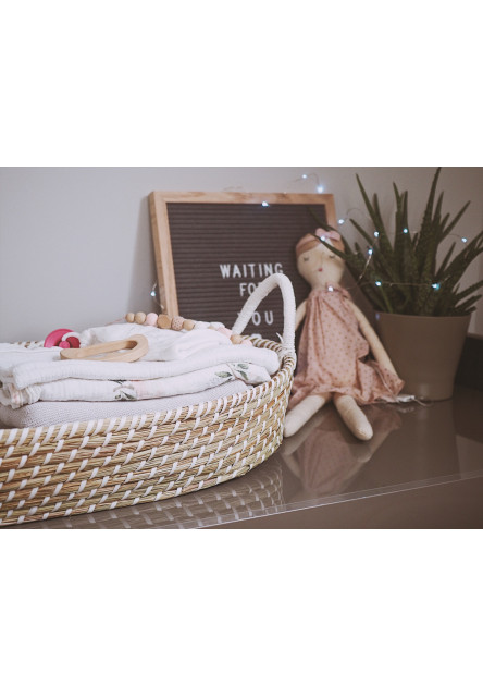 Fonott pelenkázó kosár (matraccal nélkül) – Smart Basket natural