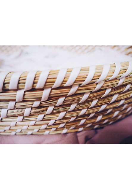 Fonott pelenkázó kosár matraccal – Smart Basket natural