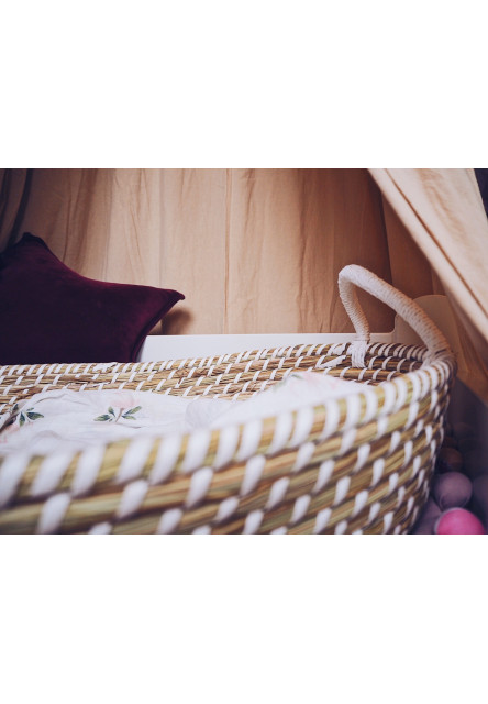 Fonott pelenkázó kosár (matraccal nélkül) – Smart Basket natural