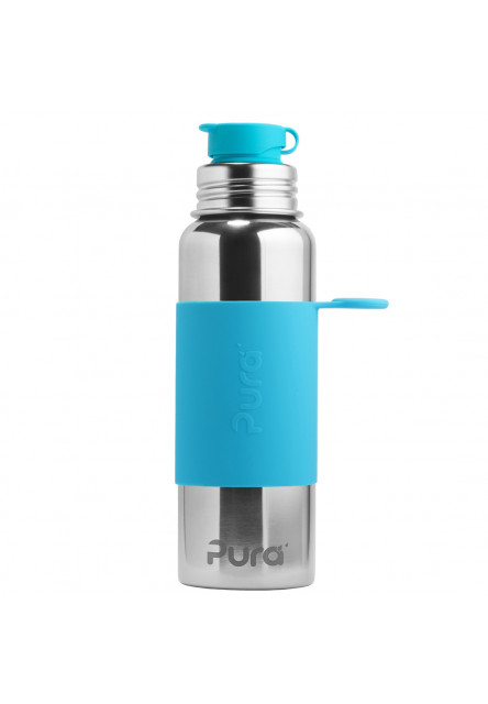 Rozsdamentes acél kulacs sportkupakkal 850ml (Aqua) 