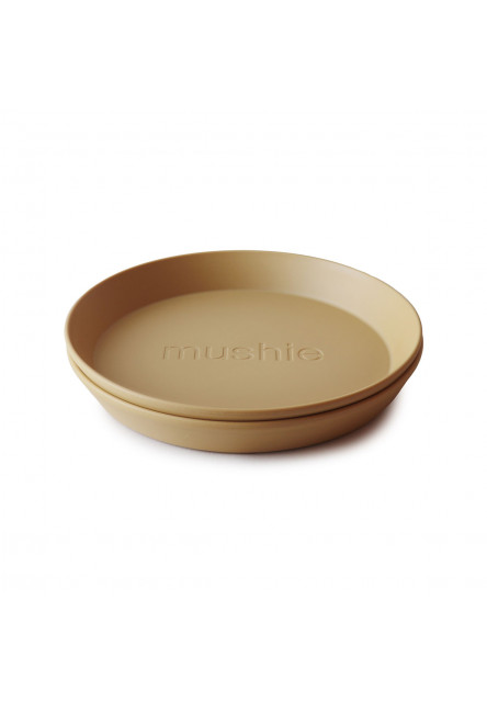 Mushi Kerek tányer 2 drb-os, Mustard Mushie