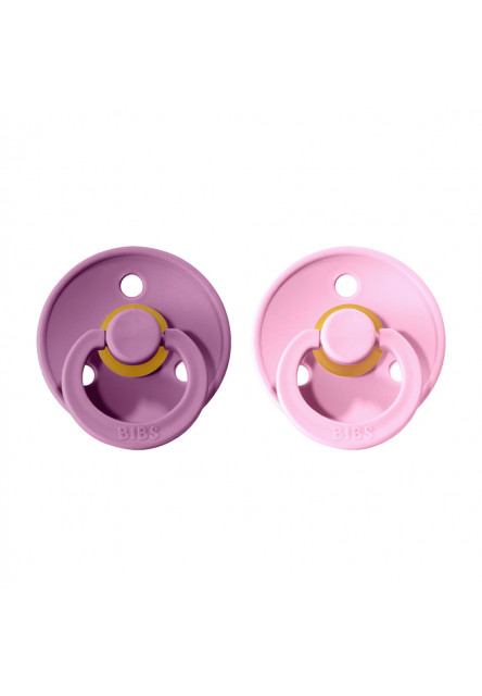 Colour cumik természetes kaucsukból 2db – 1-es méret (Lavender / Baby Pink) 