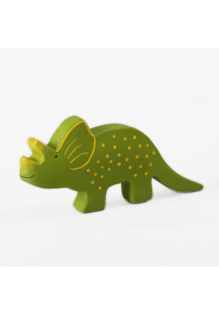 Tikiriki Baby, természetes gumiból készült dinoszaurusz, Triceratops trice