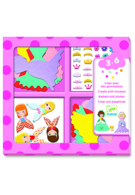 Matricázó képkészítő - Hercegnős - I love princesses DJECO