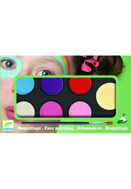Arcfesték - Édes - Palette 6 colours - Sweet DJECO