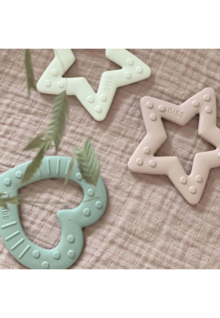 BIBS Baby Bitie rágóka, Star Blush