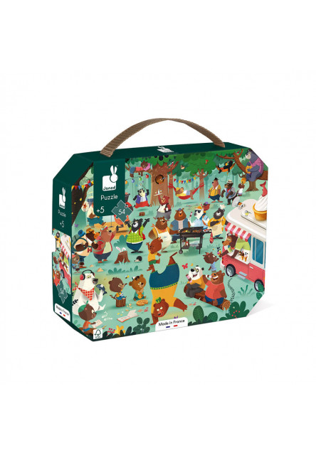 Puzzle Mackócsalád 54 db  Janod