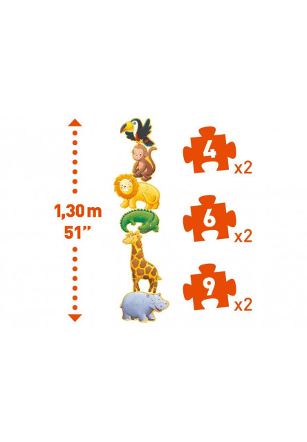Óriás puzzle - Marmoset és barátai - Marmoset and friends