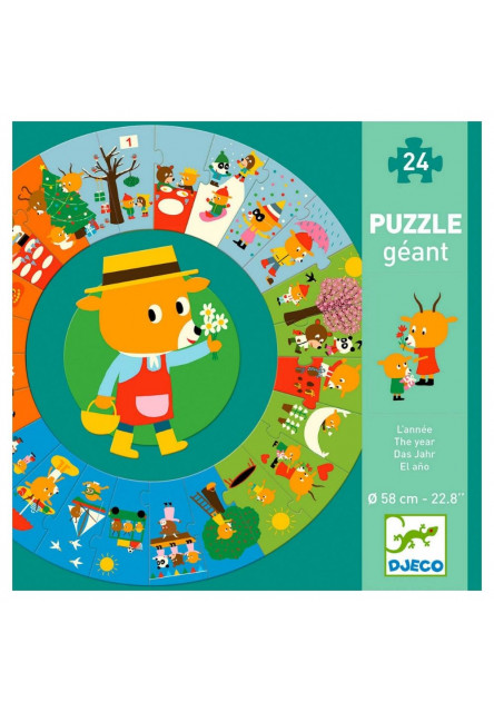 Óriás puzzle - Mackó éve - The year
