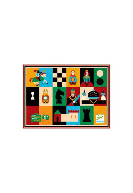 Társasjáték klasszikus - Sakk, Kínai sakk és Dáma - Chess+Checkers