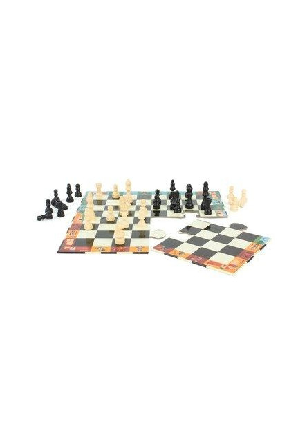 Társasjáték klasszikus - Sakk, Kínai sakk és Dáma - Chess+Checkers