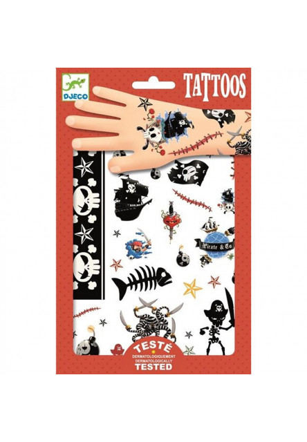 Tetováló matricák - Kalózok - Pirates