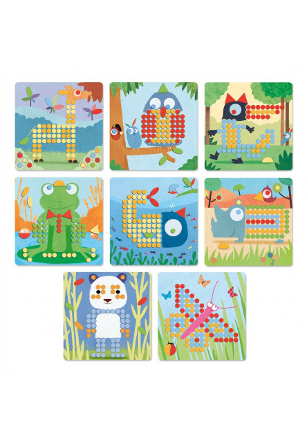 Pötyi mozaik - Vadállatok - Mosaico Rigolo
