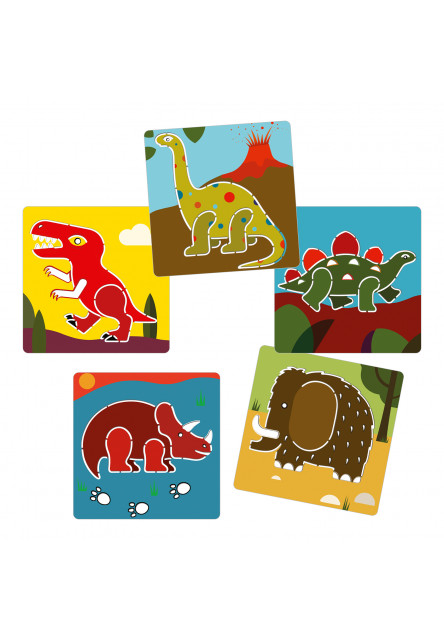 Rajzsablonok - Dínók - Dinosaurs